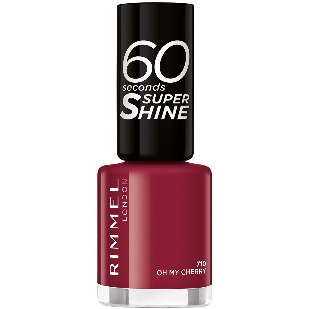 Rimmel 60 Seconds Super Shine Nail Polish Oh My Cherry