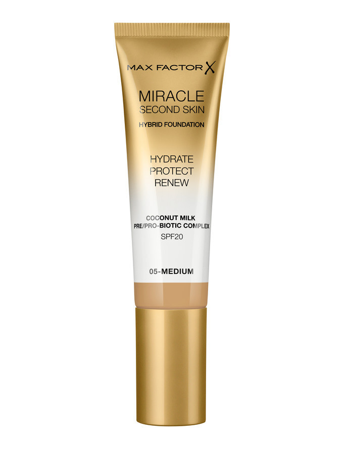 Max Factor Miracle Second Skin Foundation 05 Medium