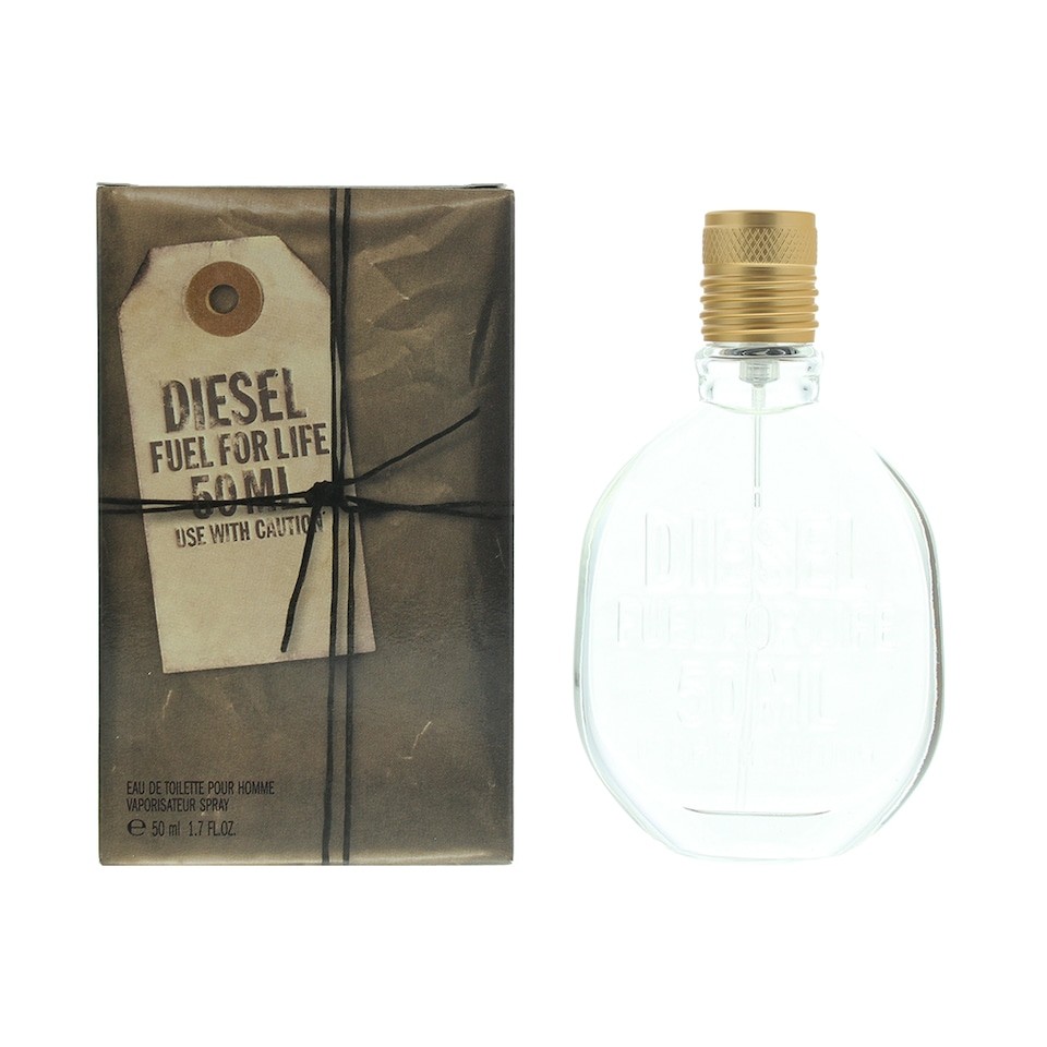 Diesel Fuel For Life Eau de Toilette 50ml | Brown | Gold | 50ml