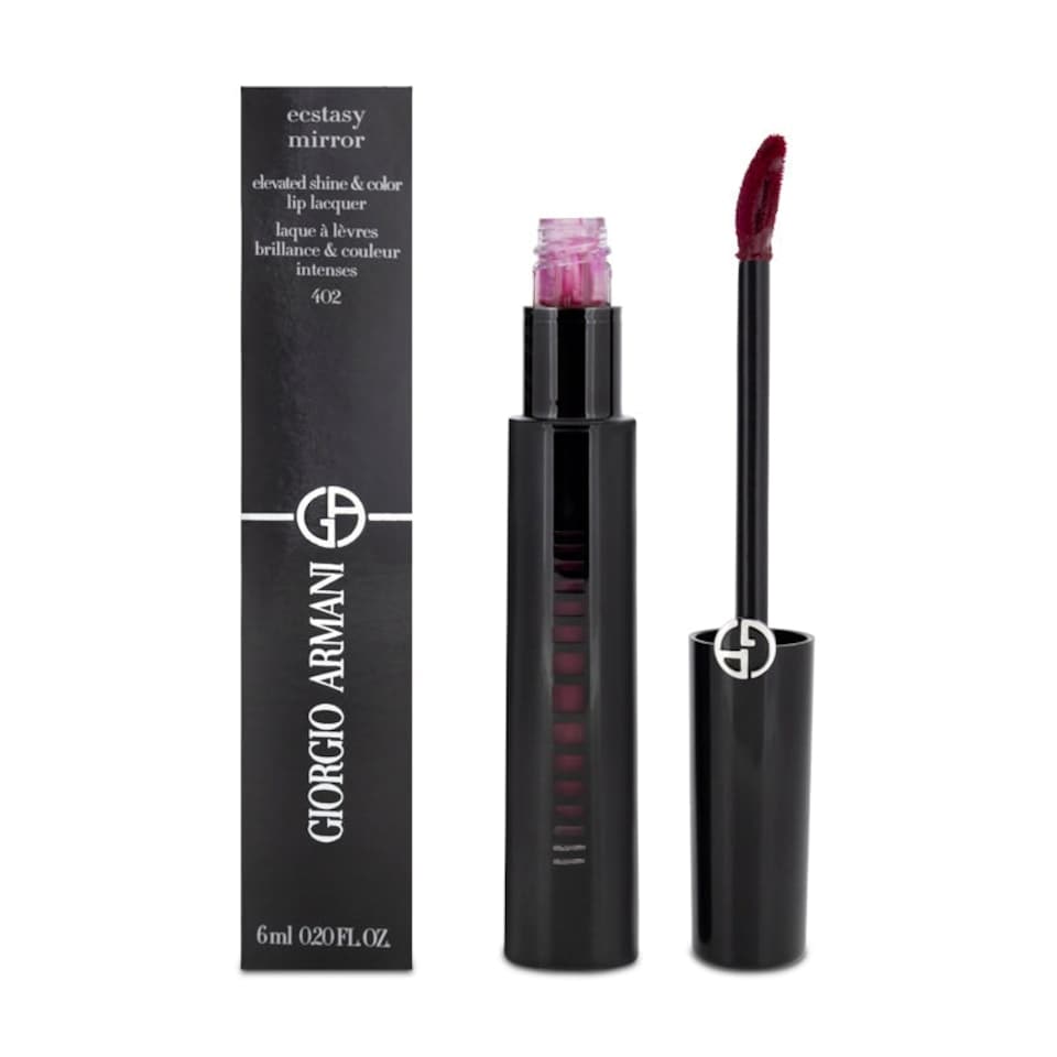 Giorgio Armani Ecstasy Mirror Lip Lacquer Red Liquid Lipstick 402 Ecstasy N/A