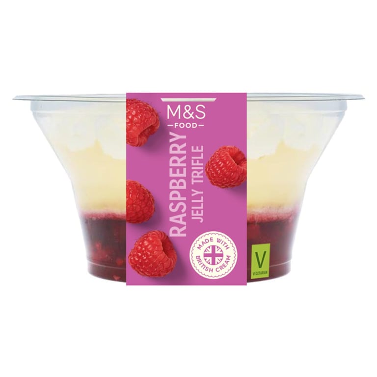 M&S Raspberry Jelly Trifle