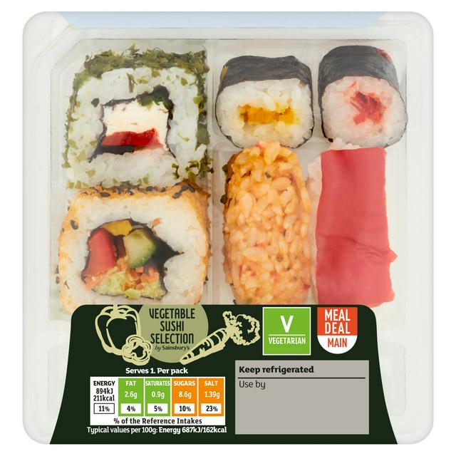 Sainsbury's Vegetable Sushi Medium 148g