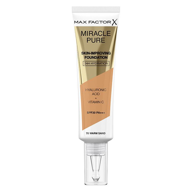 Max Factor Miracle Pure Skin-Improving Foundation 70 Warm Sand 30ml