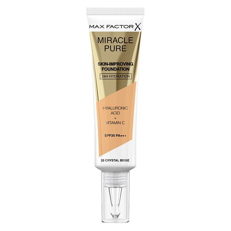 Max Factor Miracle Pure Skin-Improving Foundation 33 Crystal Beige 30ml