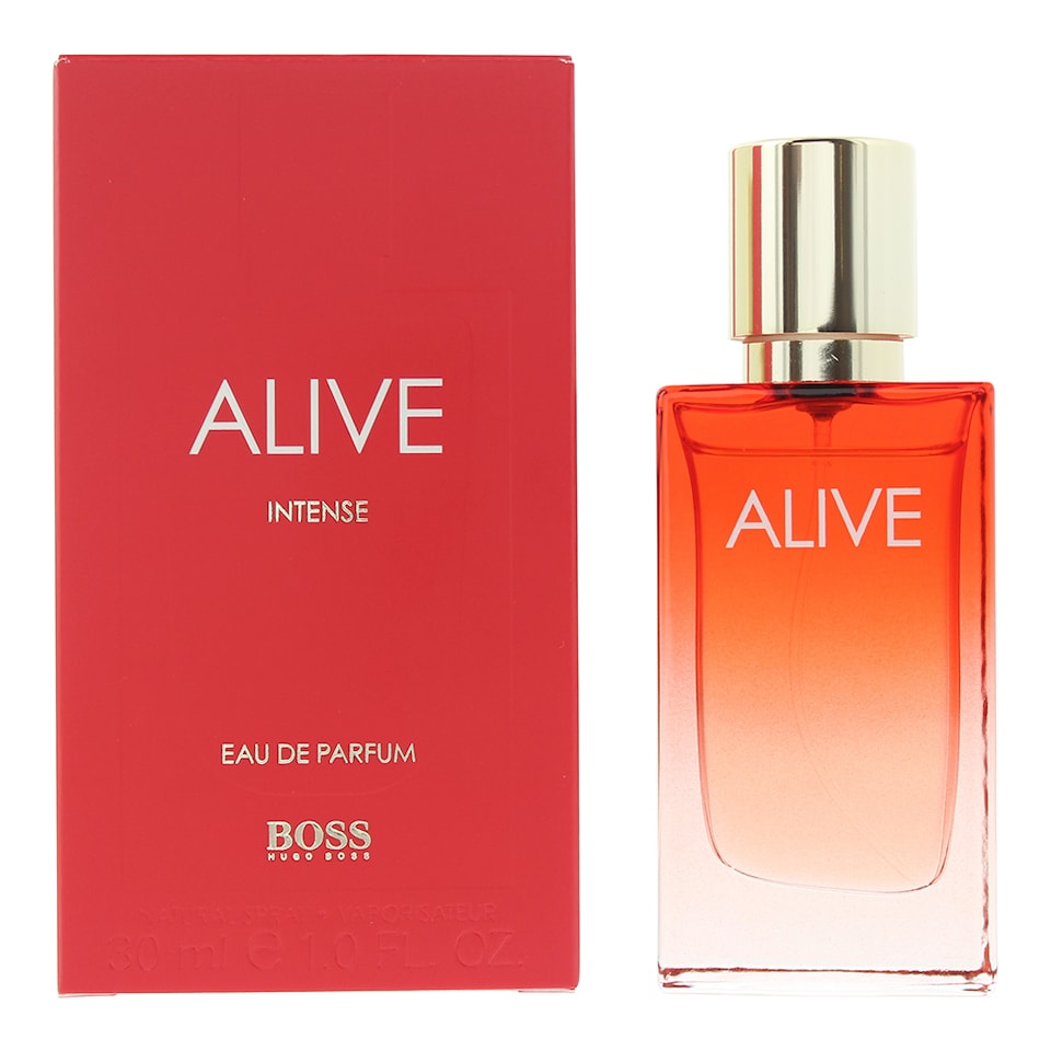 Hugo Boss Alive Intense Eau de Parfum 30ml Spray for Her | Red | Multi | 30ml