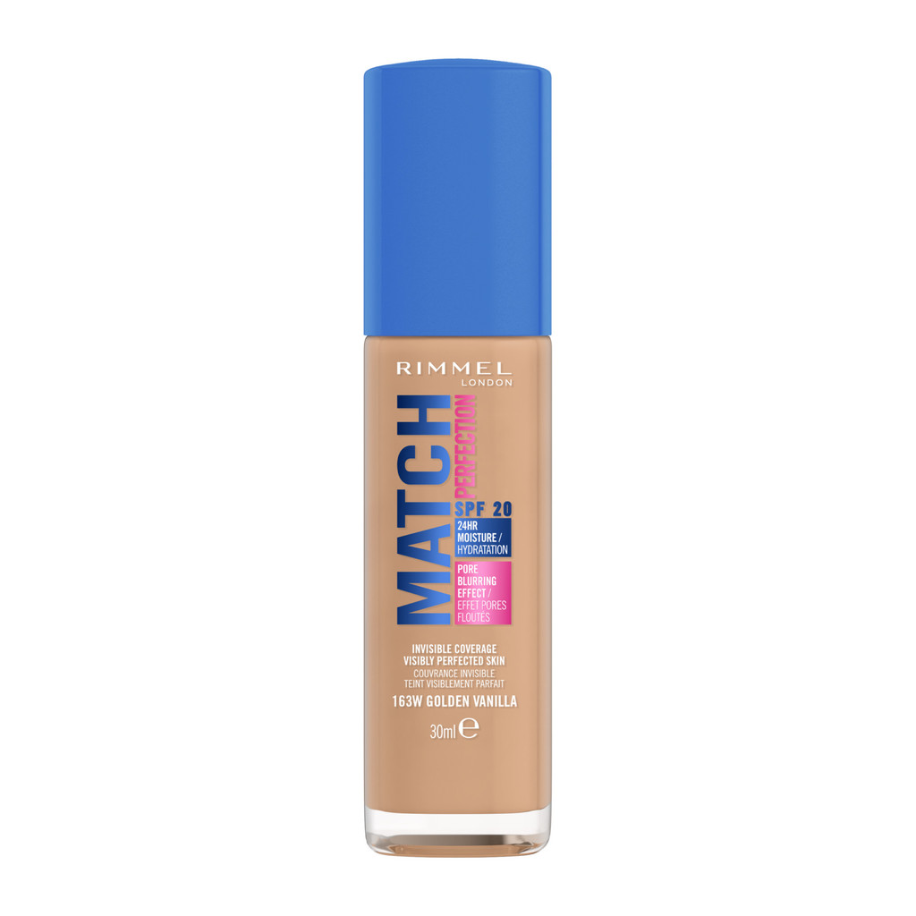 Rimmel Match Perfection Liquid Foundation 163 Golden Vanilla