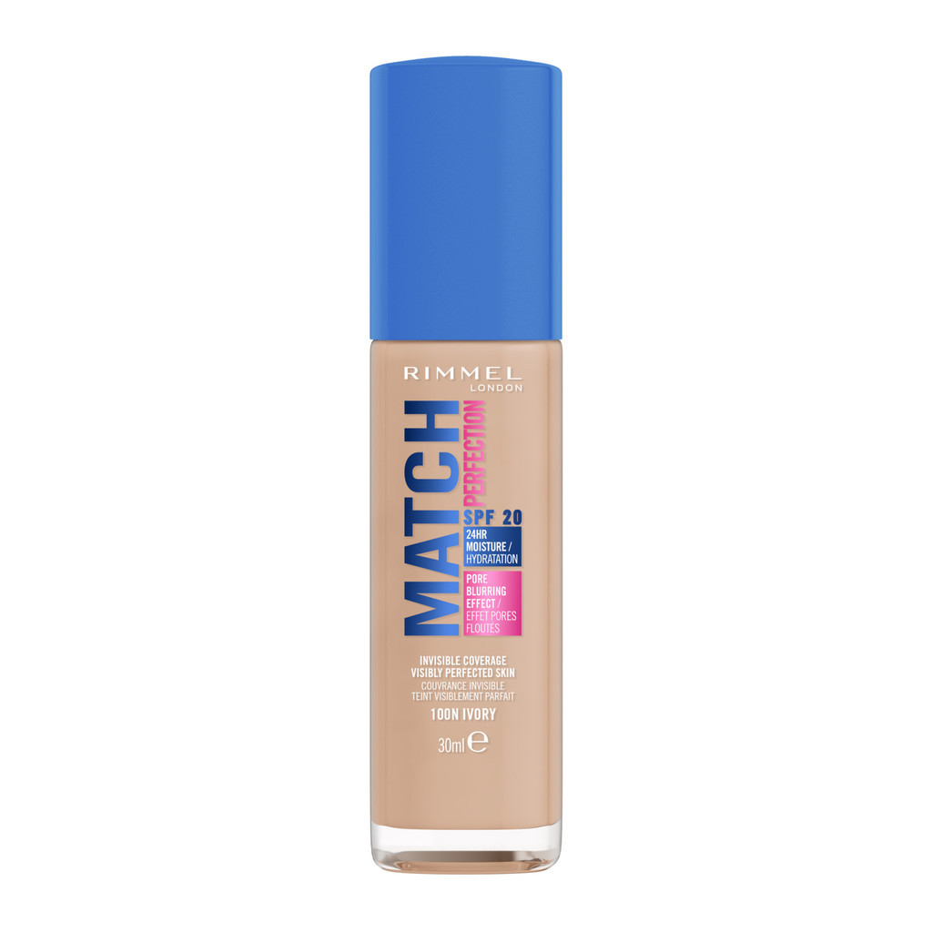 Rimmel Match Perfection Liquid Foundation 100 Ivory
