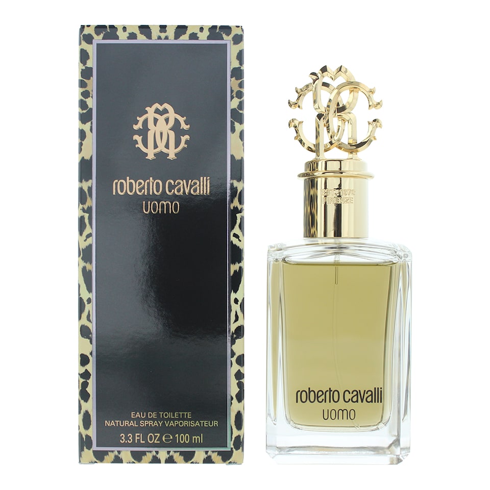 Roberto Cavalli Uomo Eau de Toilette 100ml Spray For Him