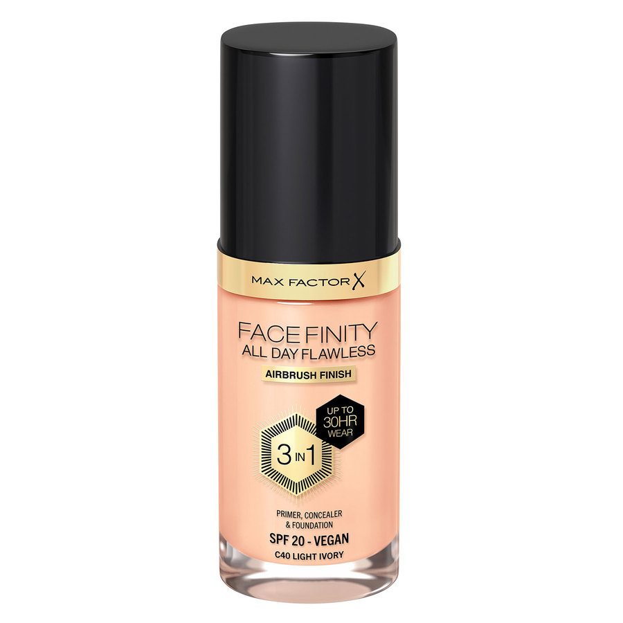 Max Factor Facefinity All Day Flawless 3-In-1 Foundation #C40 Light Ivory 30ml