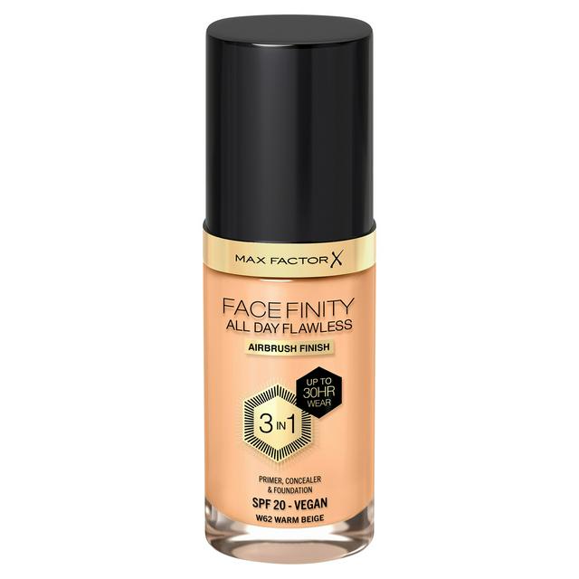 Max Factor All Day Flawless 62 Warm Beige Foundation 30ml