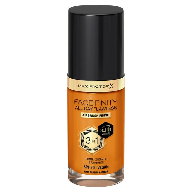 Max Factor All Day Flawless 91 Warm Amber Foundation 30ml