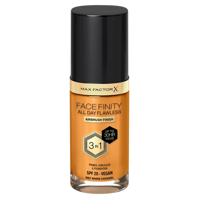 Max Factor All Day Flawless 87 Warm Caramel Foundation 30ml