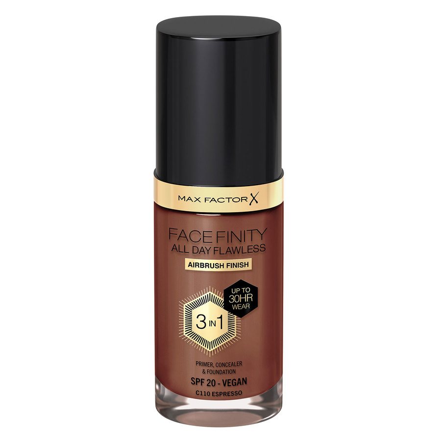 Max Factor Facefinity All Day Flawless 3-In-1 Foundation #C110 Espresso 30ml
