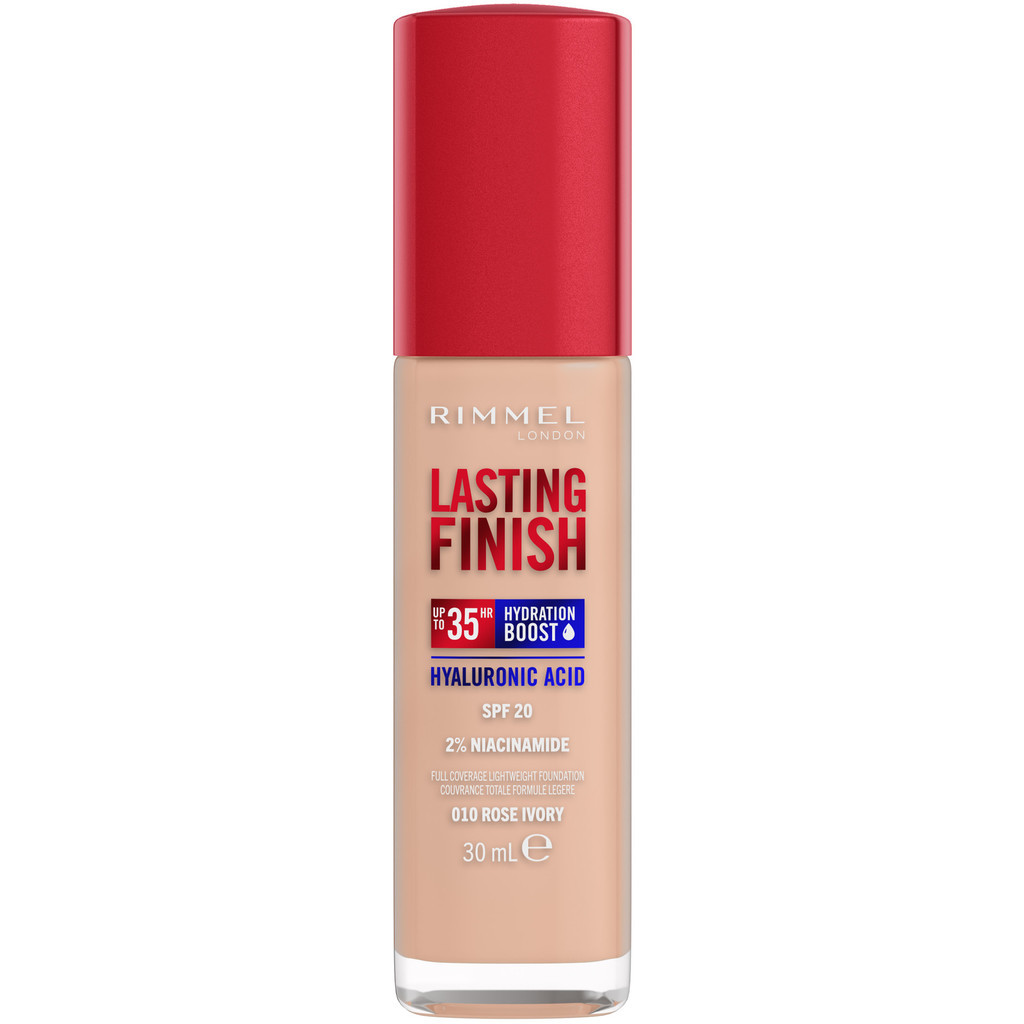Rimmel Lasting Finish 35H Hydration Boost Hydrating Foundation SPF20 Rose Ivory