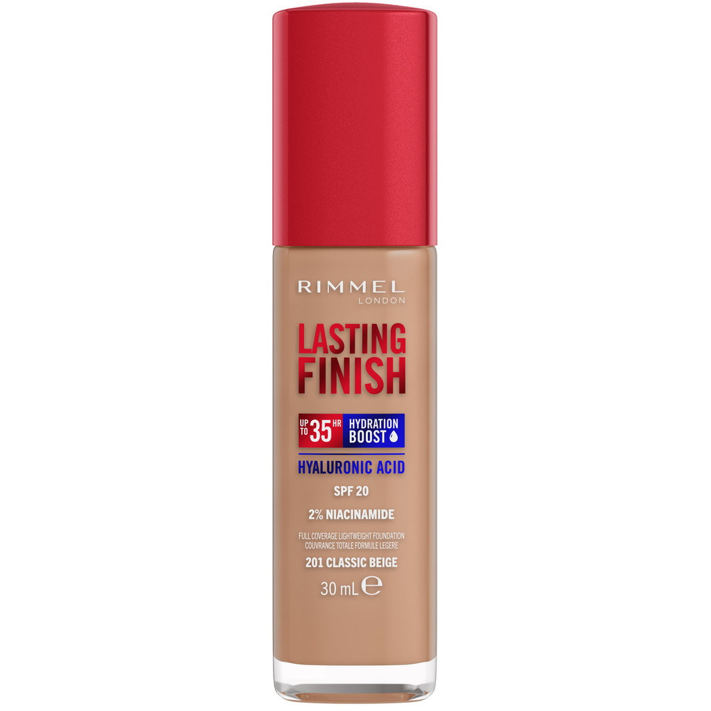 Rimmel Lasting Finish 35H Hydration Boost Hydrating Foundation SPF20 Classic Beige