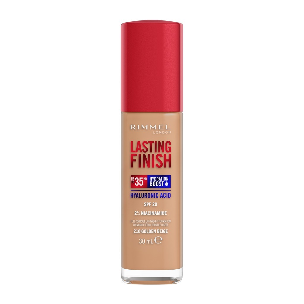 Rimmel Lasting Finish 35H Hydration Boost Hydrating Foundation SPF20 Golden Beige