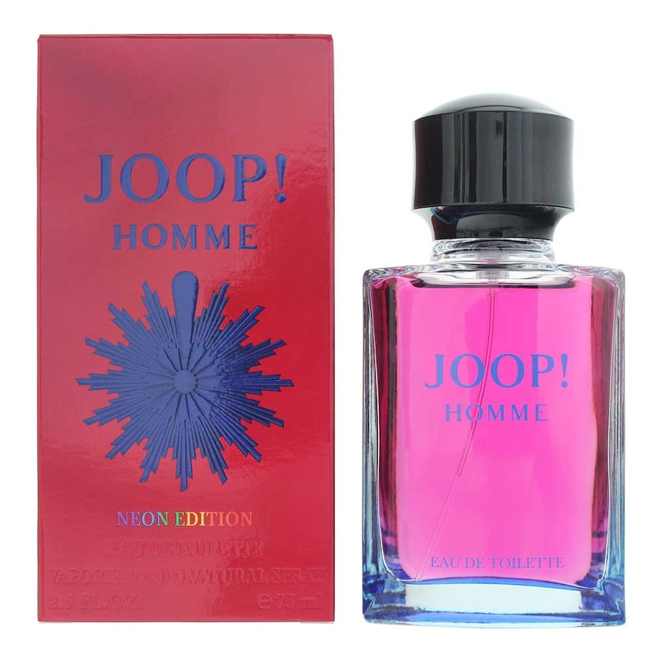 Joop! Homme Neon Edition Eau de Toilette 75ml Spray for Him | Pink | Pink | 75ml