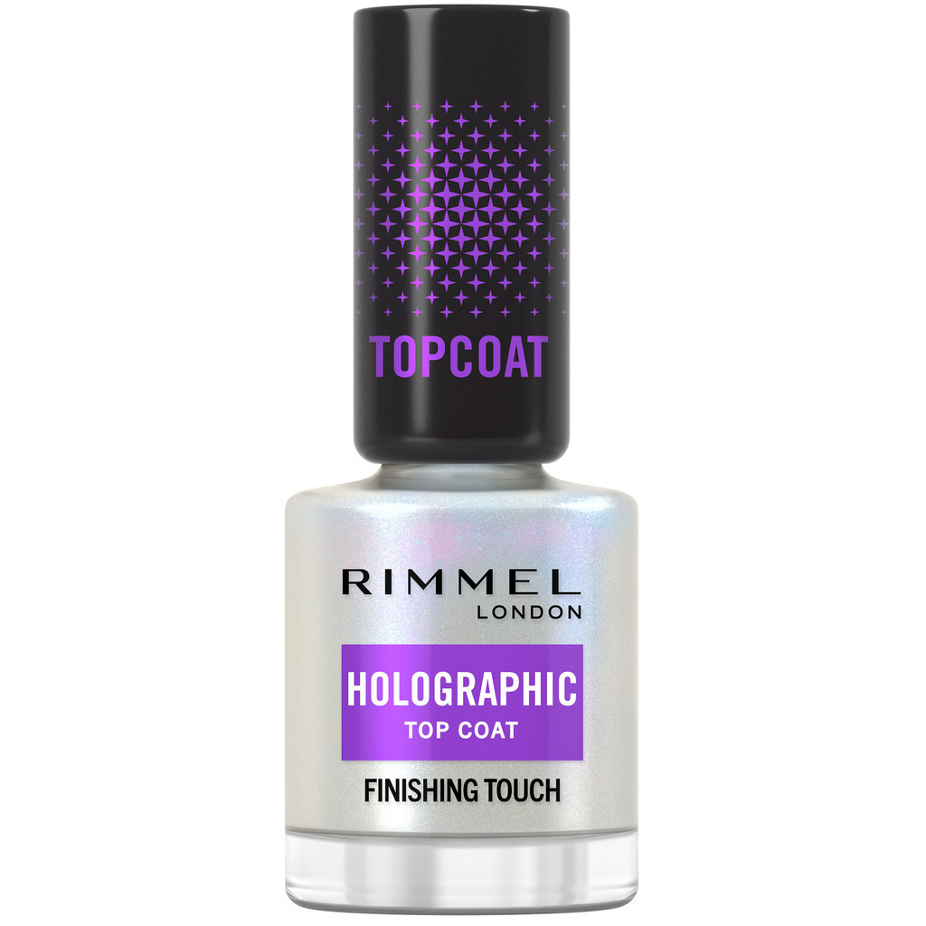 Rimmel Holographic Top Coat with Glitter 12