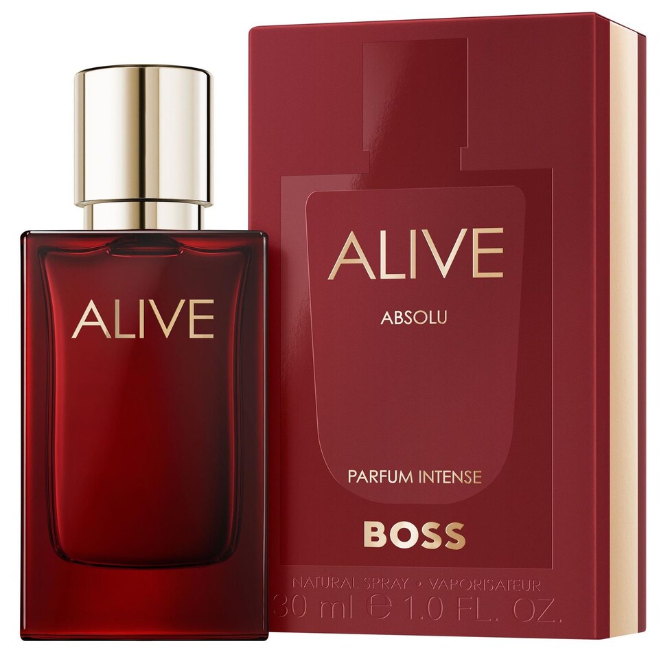 Hugo Boss Alive Absolu Parfum Intense Womens EDP 30ml Fragrance | Multi | Ruby lacquer with gold cap | 30ml