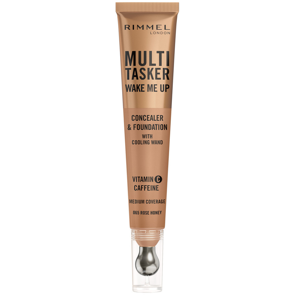 Rimmel Multi-Tasker Wake Me up Foundation and Concealer Brightening Effect Rose Honey