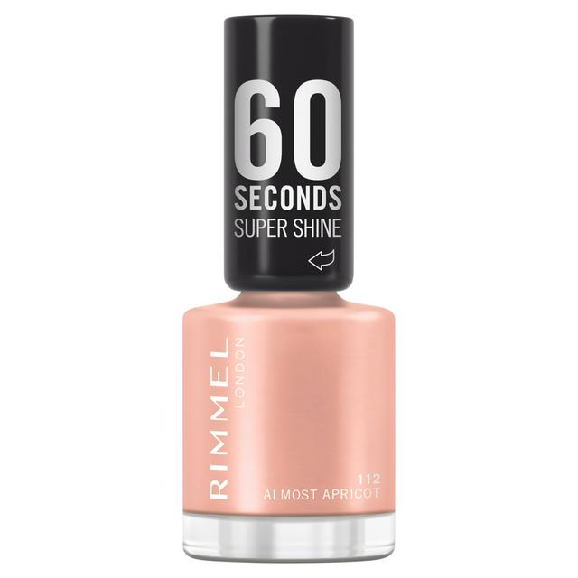 Rimmel London 60 Seconds Super Shine Nail Polish 112 Almost Apricot