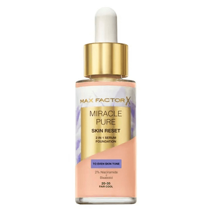 Max Factor Miracle Pure Skin Reset 2 In 1 Serum Foundation 30,5 Fair Cool 30ml