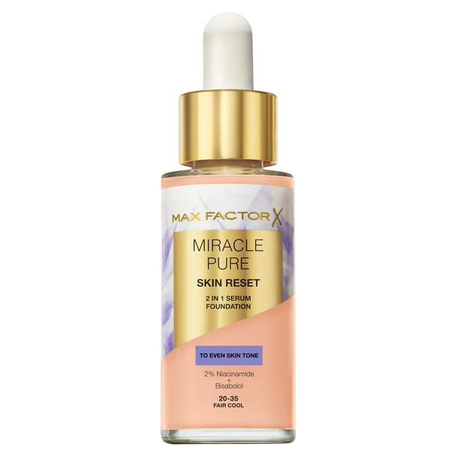 Max Factor Miracle Pure Skin Reset Serum Foundation 20-35 Fair Cool 30ml