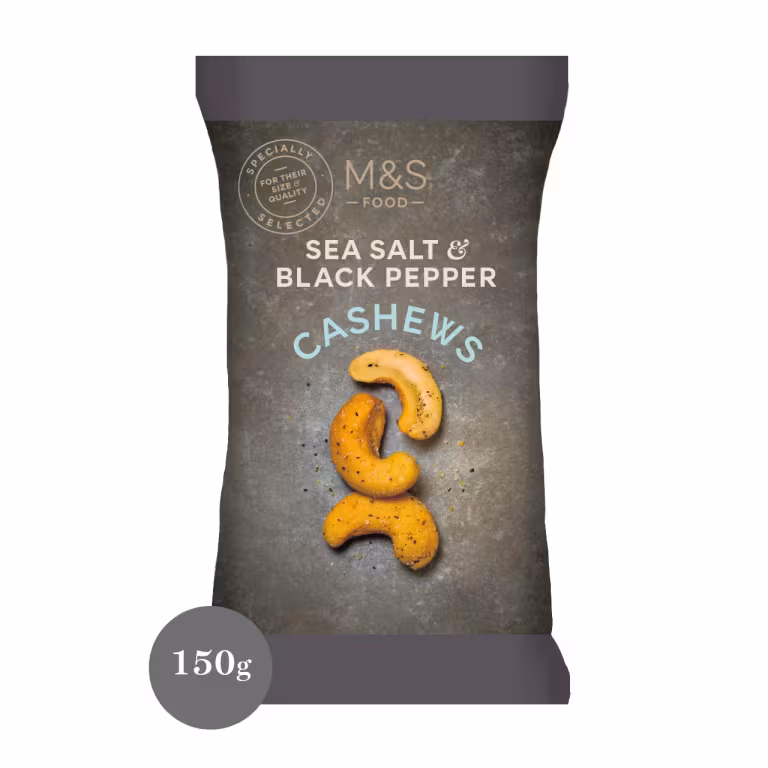 M&S Sea Salt and Black Pepper Cashews