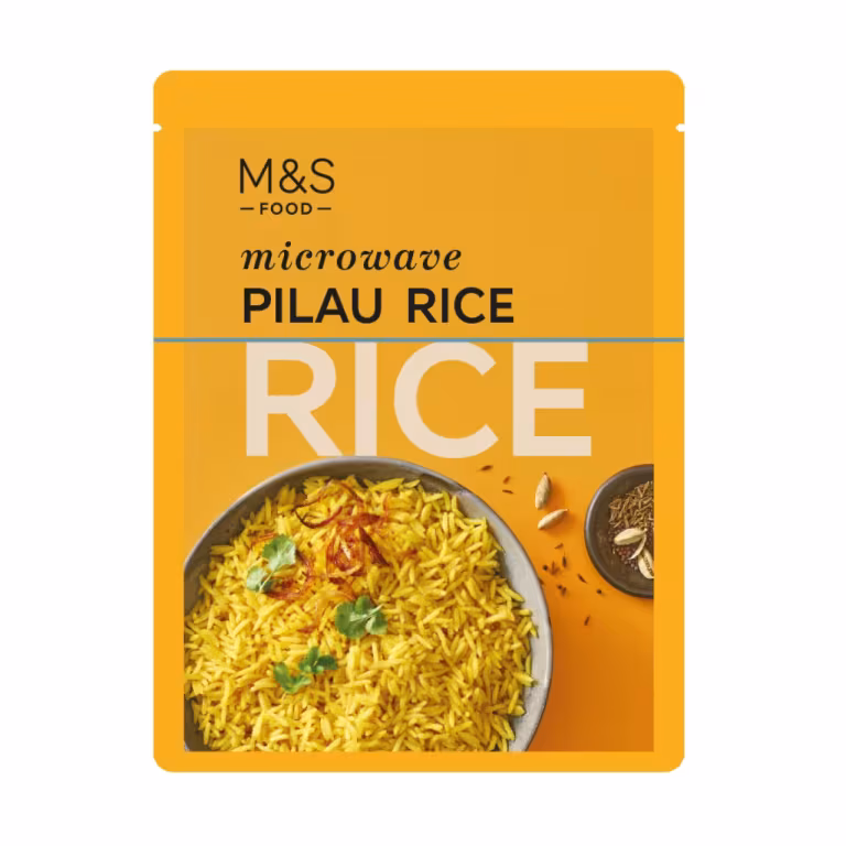 M&S Microwave Pilau Rice