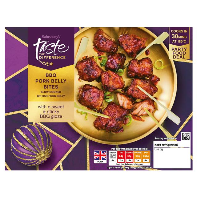 Sainsbury's Pork BBQ Belly Bites, Taste the Difference 350g