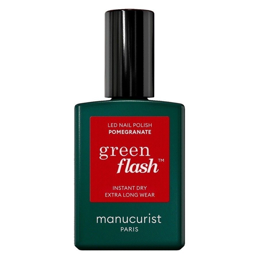 Manucurist Green Flash Led Nail Polish Pomegrante 15ml