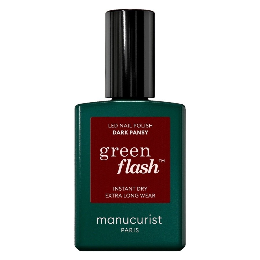 Manucurist Green Flash Led Nail Polish Dark Pansy 15ml