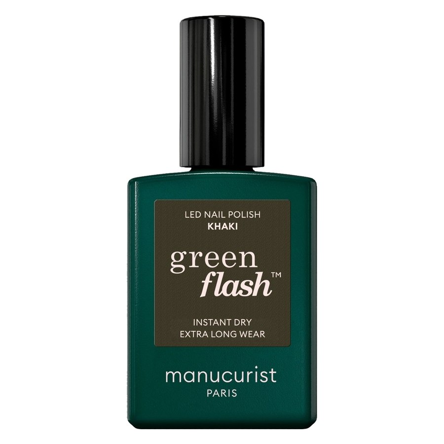 Manucurist Green Flash Led Nail Polish Khaki 15ml