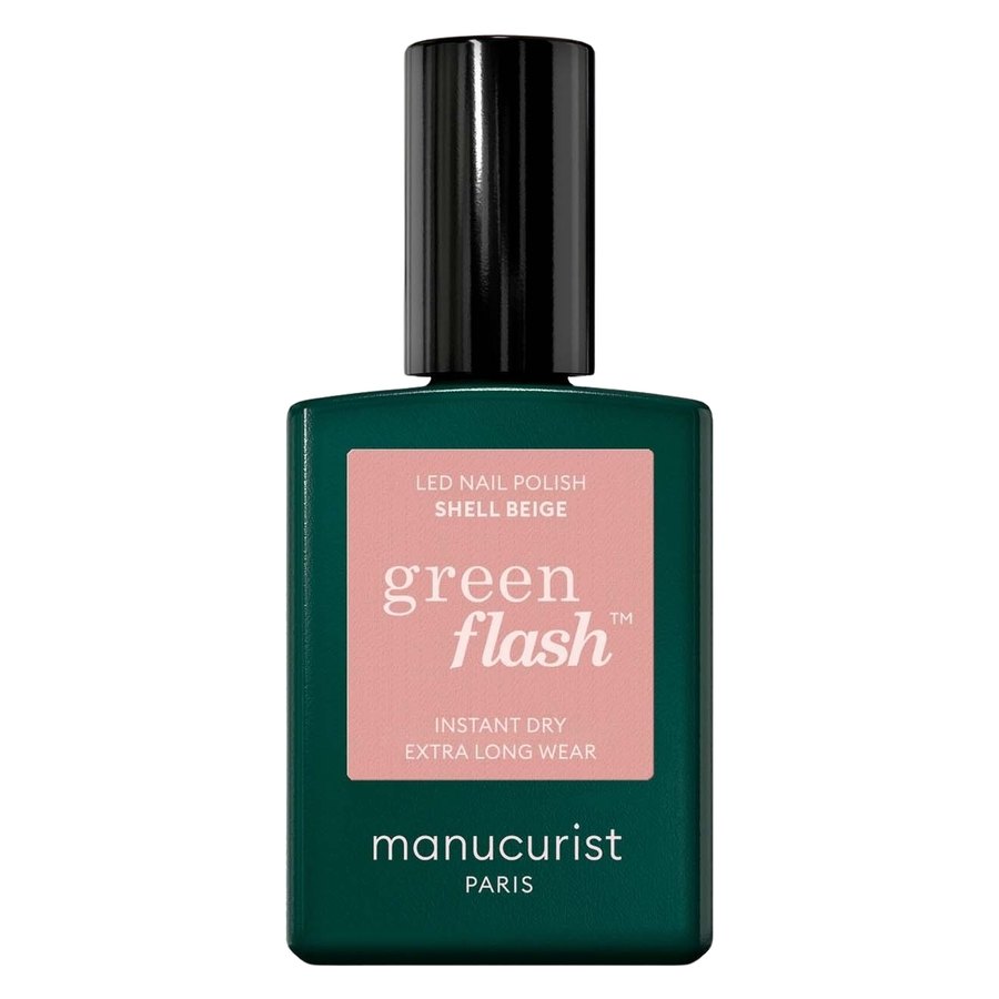 Manucurist Green Flash Led Nail Polish Shell Beige 15ml