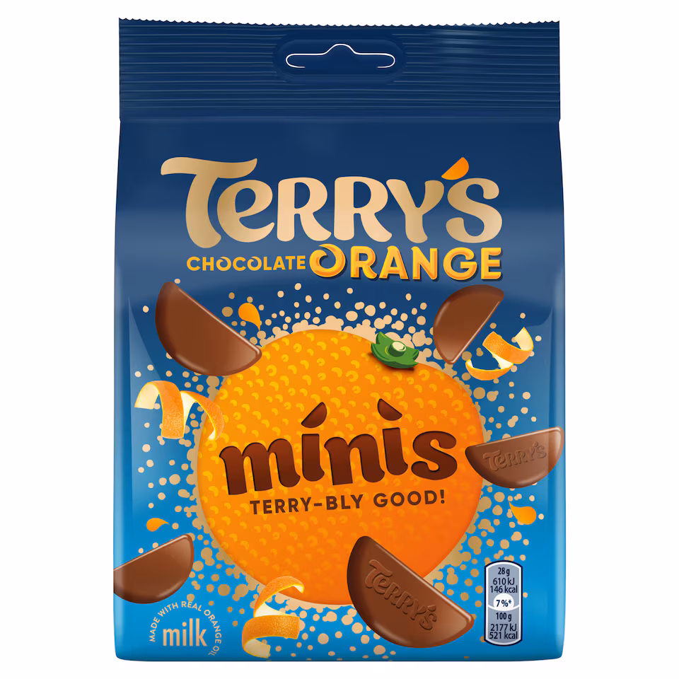 TERRYS MINIS CHOCOLATE ORANGE MILK 104G