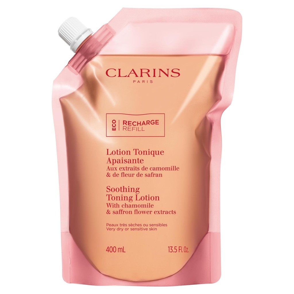 Clarins Soothing Toning Lotion Very Dry Or Sensitive Skin 400 ml, Refill