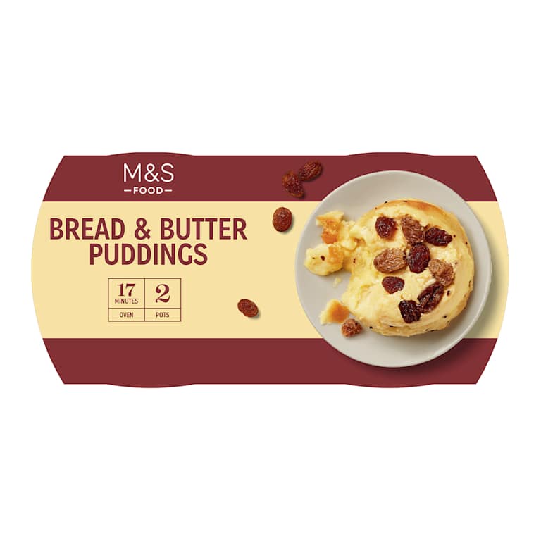 M&S Bread and Butter Puddings