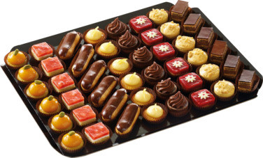 Petits Fours Traditional- Mini Desserter 48 stk 695g Traiteur De Paris