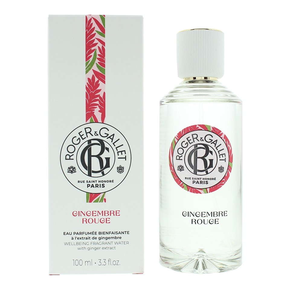 Roger & Gallet Gingembre Rouge Wellbeing Fragrant Water  100ml Spray Unisex