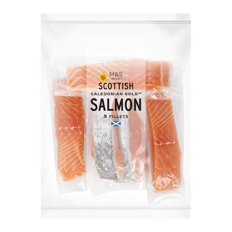 M&S Caledonian Gold Scottish Salmon Fillets