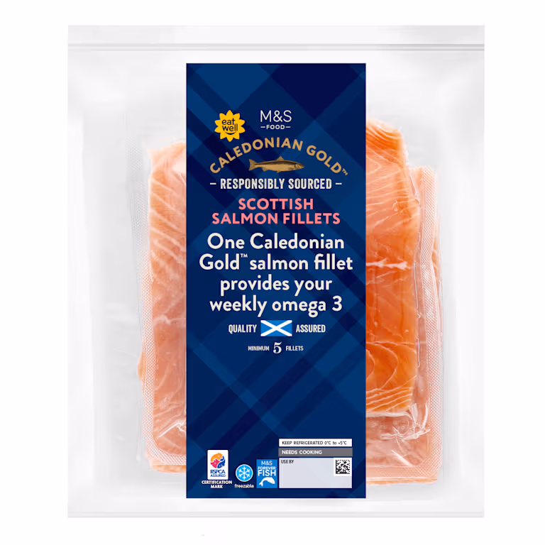 M&S Caledonian Gold Scottish Salmon Fillets