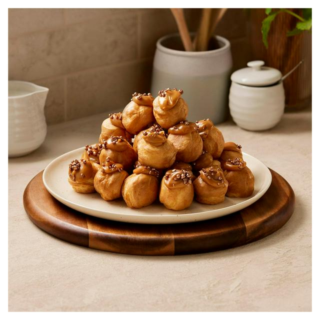 Sainsbury's Chocolate & Salted Caramel Profiteroles, Taste the Difference (24 Pieces)