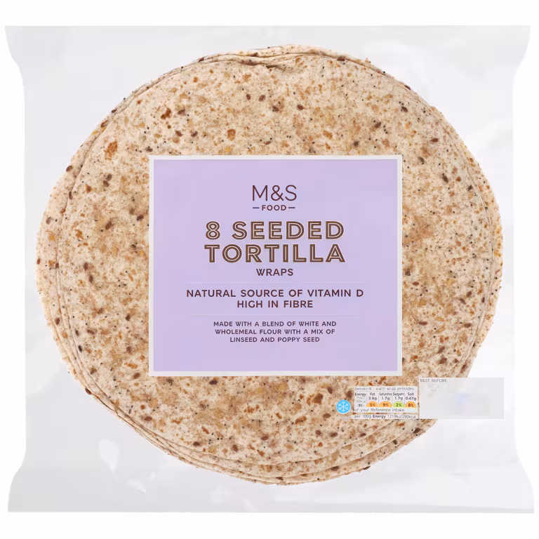 M&S Seeded Tortilla Wraps
