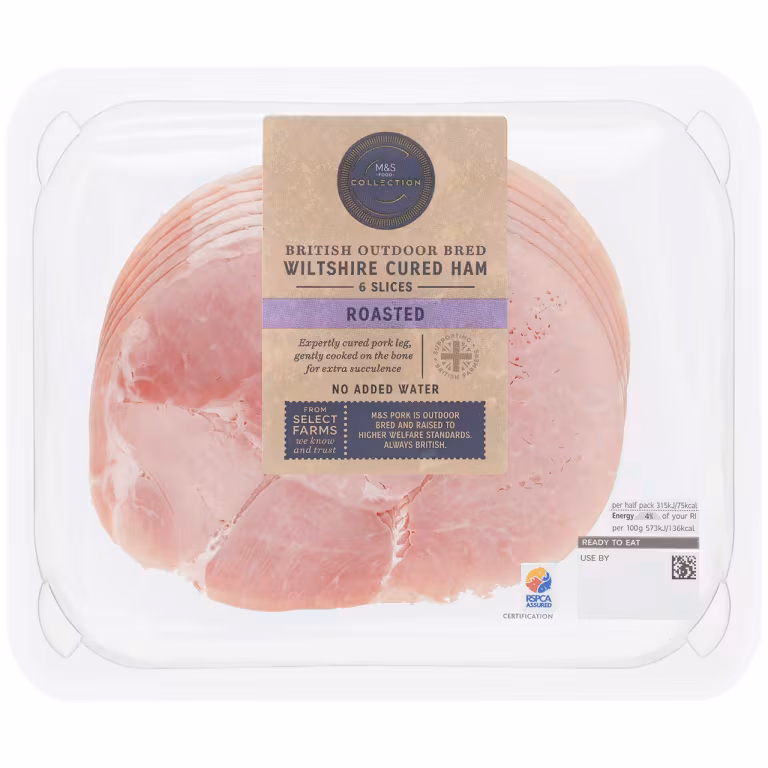 M&S British Outdoor Bred Wiltshire Cured Roasted Ham