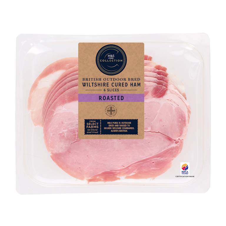 M&S British Outdoor Bred Wiltshire Cured Roasted Ham