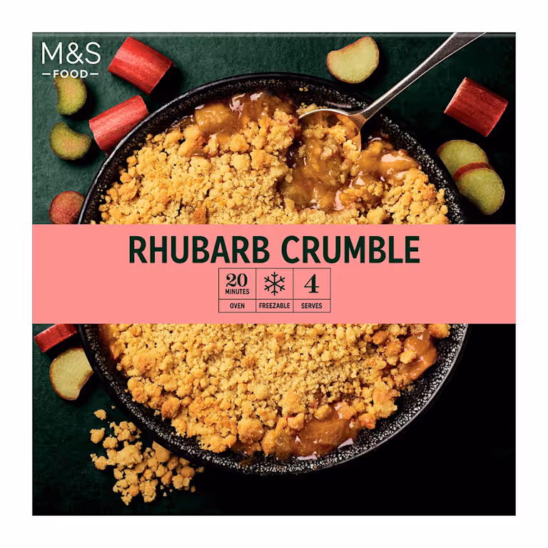 M&S Rhubarb Crumble