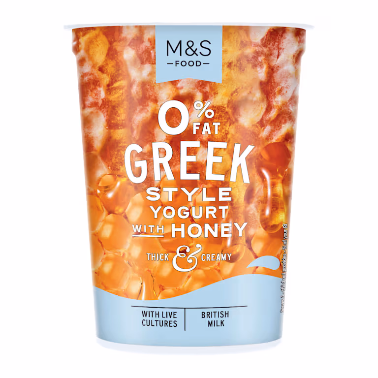 M&S 0% Fat Greek Style Live Yogurt with Honey