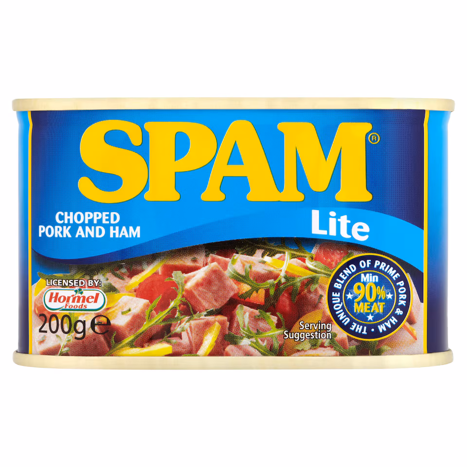 Spam Lite Chopped Pork And Ham 200G