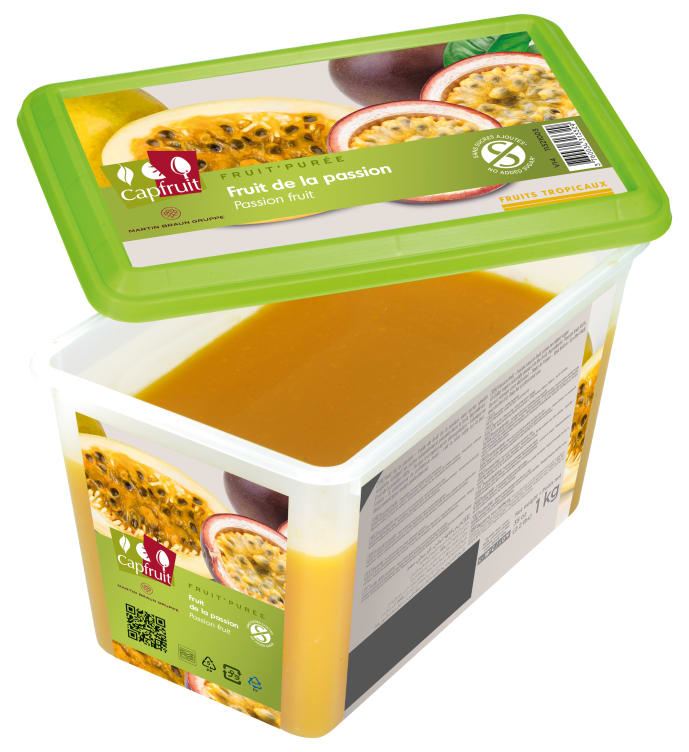 Pasjonsfrukt Pure 1kg Capfruit