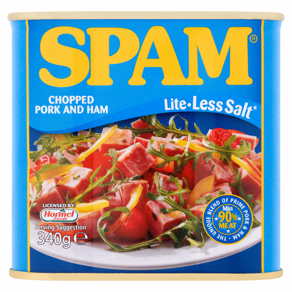 Spam Lite Chopped Pork and Ham 340g